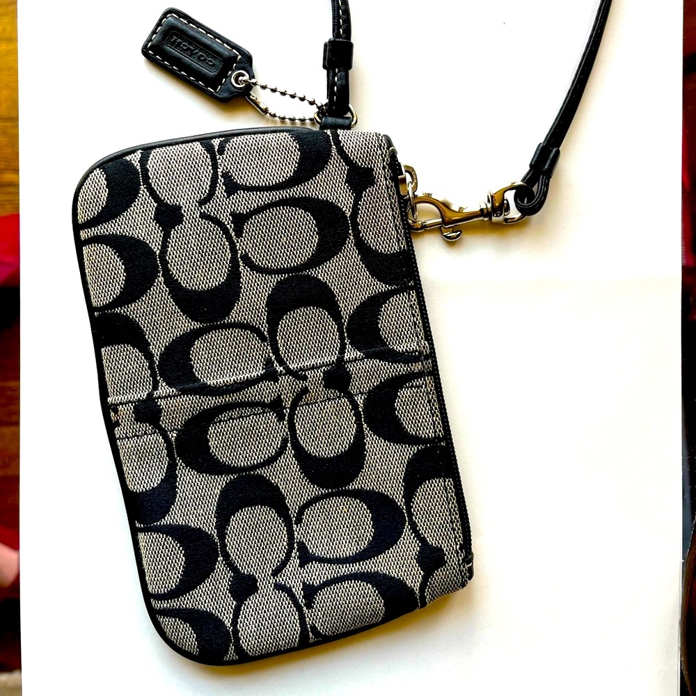 Used once! Coach wristlet